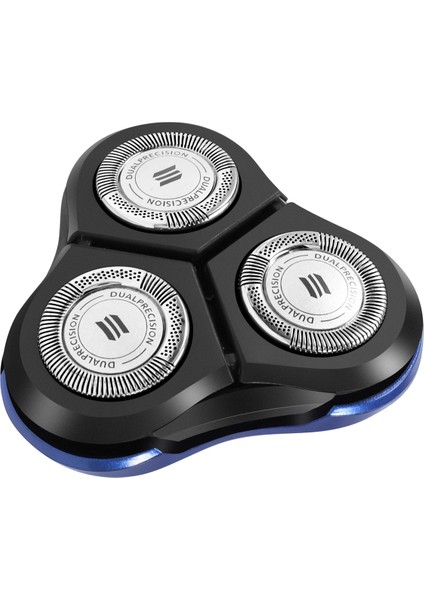 Tıraş Makinesi Başlığı, RQ1150 RQ1150X RQ1131 RQ1141 RQ1145 RQ1151 RQ1155 RQ1160 RQ1160X RQ1170 Için Yedek Tıraş Makinesi, Siyah ve Mavi (Yurt Dışından)