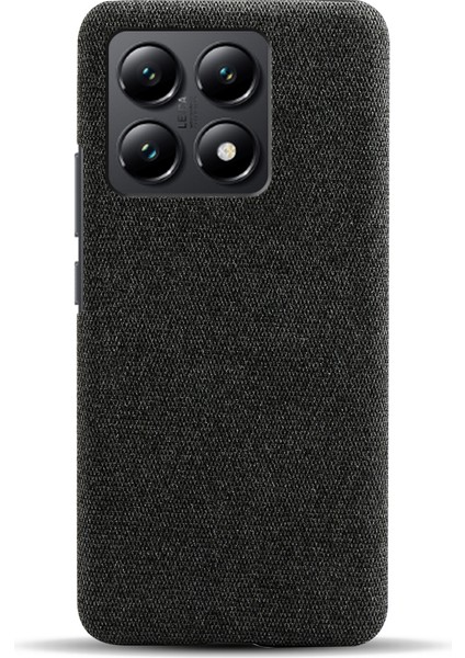 Xiaomi 14T Telefon Kılıfı Kumaş Dokusu Çizilmez Koruyucu Pc Arka Kapak-Siyah Için (Yurt Dışından) indirimleri
