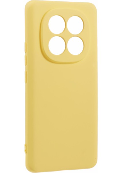 Xiaomi Redmi Note 14 Pro+ 5g Kılıf Arc Edge 2.0mm Tpu Koruyucu Telefon Kapağı-Sarı Için (Yurt Dışından)