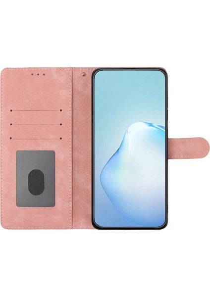 Xiaomi 14T Kılıf Için Kart Pıhtıları Cilt Dokunuşu Pu Deri Telefon Kılıfı Stand-Pembe (Yurt Dışından) fırsatları