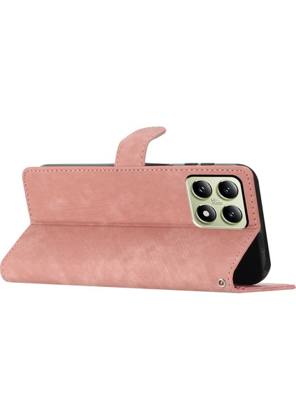 Xiaomi 14T Kılıf Için Kart Pıhtıları Cilt Dokunuşu Pu Deri Telefon Kılıfı Stand-Pembe (Yurt Dışından) indirimleri