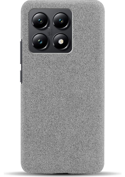 Xiaomi 14T Telefon Kılıfı Için Kumaş Dokusu Çizilmez Koruyucu Pc Arka Kapak-Açık Gri (Yurt Dışından) indirimleri