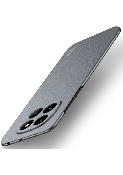 Xiaomi Redmi Note 14 Pro 5g Mofı Shield Mat Serisi Kılıf Pc Telefon Kapağı Slim Fit-Gri Için (Yurt Dışından)