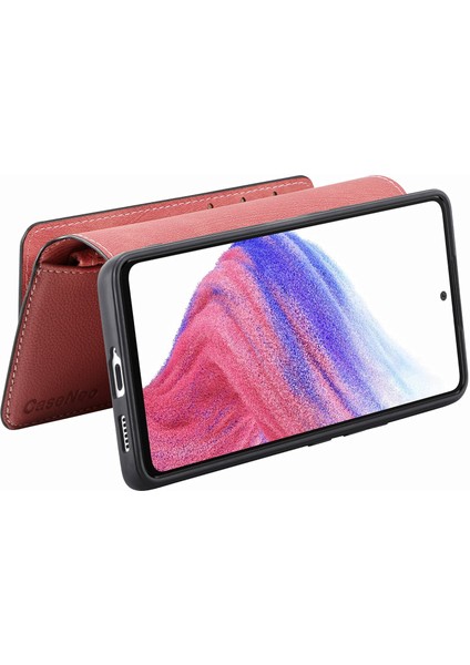 Caseneo Mw-02 Telefon Kılıfı Xiaomi Redmi Için 14C 4G/14R 5g/poco C75 4g Ayrılabilir Manyetik Deri Çevirme Telefon Kapağı-Pembe (Yurt Dışından) modelleri