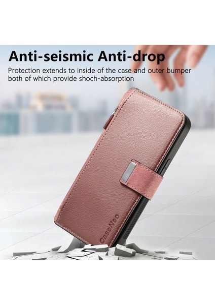 Caseneo Mw-02 Telefon Kılıfı Xiaomi Redmi Için 14C 4G/14R 5g/poco C75 4g Ayrılabilir Manyetik Deri Çevirme Telefon Kapağı-Pembe (Yurt Dışından) indirimleri