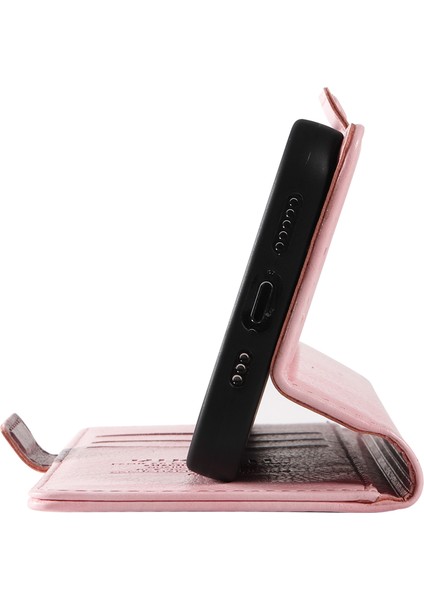 Xiaomi 14T Kılıf Yan Toka Pu Deri Telefon Kapağı Litchi Doku-Pembe Için (Yurt Dışından) indirimleri