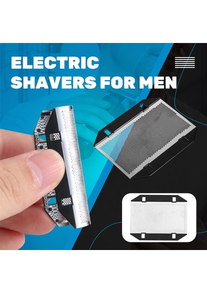 Jilet Ağı,erkek Elektrikli Yedek Kesiciler Dış Folyo ES9943C ES318 ES329 ES338 365 Tıraş Makinesi,gümüş (Yurt Dışından) indirimleri