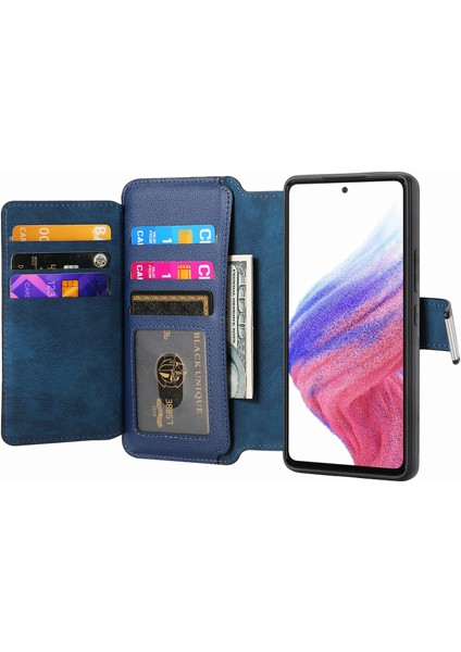 Caseneo Mw-02 Telefon Kılıfı Xiaomi Redmi Için 14C 4G/14R 5g/poco C75 4g Ayrılabilir Manyetik Deri Çevirme Telefon Kapağı-Koyu Mavi (Yurt Dışından) fiyatları