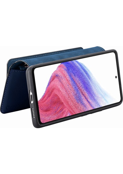 Caseneo Mw-02 Telefon Kılıfı Xiaomi Redmi Için 14C 4G/14R 5g/poco C75 4g Ayrılabilir Manyetik Deri Çevirme Telefon Kapağı-Koyu Mavi (Yurt Dışından) modelleri