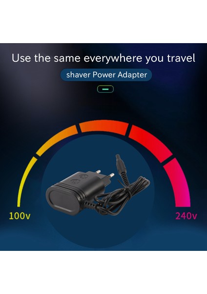 Güç Adaptörü, Tıraş Makinesi Ab Duvar Fişi Ac Güç Adaptörü Şarj Cihazı Elektrikli HQ8505/6070/6075/6090 Tıraş Makinesi (Ab Fişi), Siyah (Yurt Dışından) indirimleri