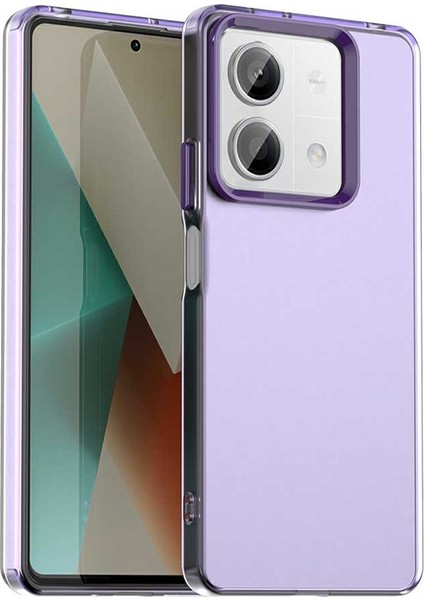 Xiaomi Redmi Için Not 13 5g/not 13R Pro 5g/poco X6 Neo 5g Telefon Arka Kapak-Mor (Yurt Dışından)