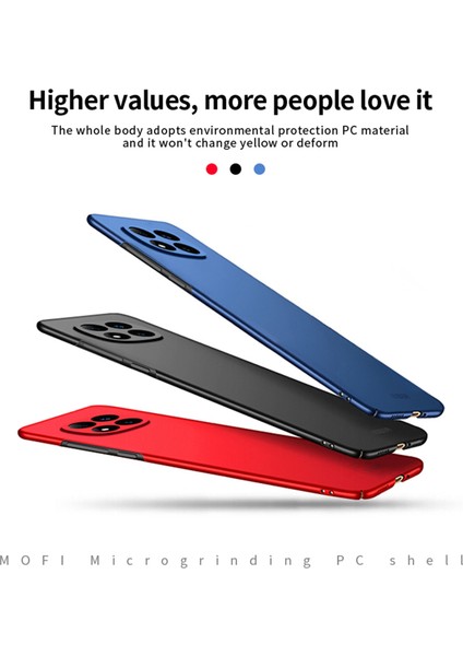 Xiaomi Redmi Için Not 14 Pro 5g Mofı Shield Mat Serisi Kılıf Ultra Ince Pc Koruyucu Kapak-Siyah (Yurt Dışından)