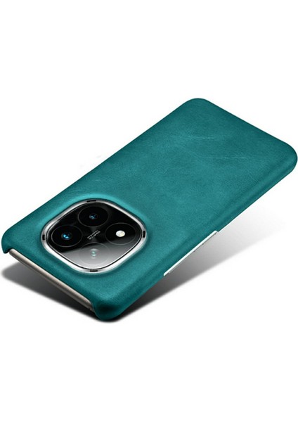 Xiaomi Redmi Note 14 Pro+ 5g Kılıf Buzağı Dokusu Pu Deri Sert Pc Koruyucu Telefon Kapağı-Yeşil (Yurt Dışından) modelleri