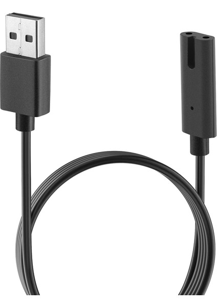 USB Kablosu, FS371 372 373 871 339 375 376 Tıraş Makinesi Güç Adaptörü USB Kablosu Şarj Kablosu Için Uygun, Siyah (Yurt Dışından)