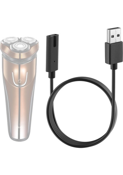 USB Kablosu, FS371 372 373 871 339 375 376 Tıraş Makinesi Güç Adaptörü USB Kablosu Şarj Kablosu Için Uygun, Siyah (Yurt Dışından)