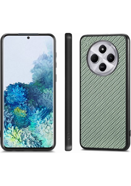 Xiaomi Redmi 14C 4G/14R 5g/poco C75 4g Karbon Fiber Doku Pu+Pc+Tpu Arka Kapak-Yeşil Telefon Kılıfı (Yurt Dışından) fırsatları