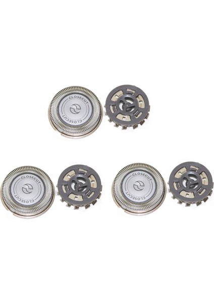Jilet, 3 Adet Yedek Tıraş Bıçağı Başlığı Hq4 HQ912 HQ914 PQ216 PQ182 PQ190 YQ6008, Gümüş (Yurt Dışından)