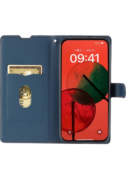 Xiaomi 14T Kılıf Nokta Baskılı Pu Deri Flip Telefon Kapağı, Kart Yuvalı, Askı-Mavi (Yurt Dışından) fiyatları