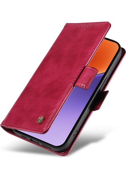 Xiaomi 15 Kılıf Yan Toka Pu Deri Telefon Kapağı Litchi Doku-Şarap Kırmızısı Için (Yurt Dışından) indirimleri