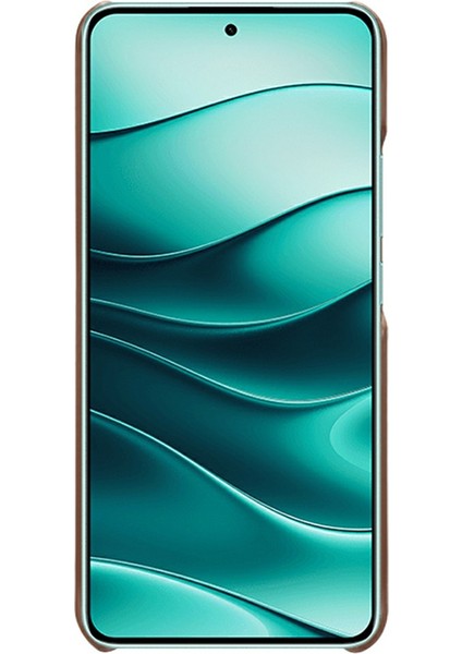 Xiaomi Redmi Note 14 5g Kılıf Buzağı Dokusu Pu Deri Sert Pc Koruyucu Telefon Kapağı-Kahverengi (Yurt Dışından) fırsatları