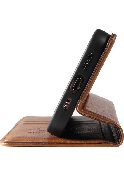 Xiaomi 14T Kılıf Cüzdan Litchi Tahıl Deri Telefon Kapağı Manyetik Otomatik Emilmiş-Kahverengi Için (Yurt Dışından) indirimleri