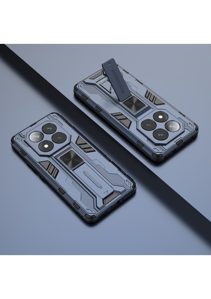 Xiaomi Redmi Note 14 Pro 5G Kılıf PC+TPU Stand-Mavi Darbeye Dayanıklı Telefon Kapağı için (Yurt Dışından) indirimleri