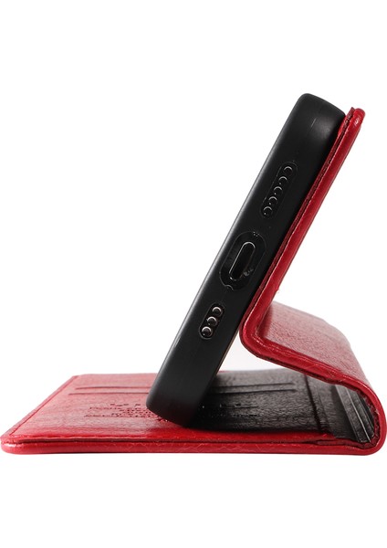 Xiaomi 14T Kılıf Cüzdan Litchi Tahıl Deri Telefon Kapağı Manyetik Otomatik Emilmiş-Kırmızı (Yurt Dışından) indirimleri