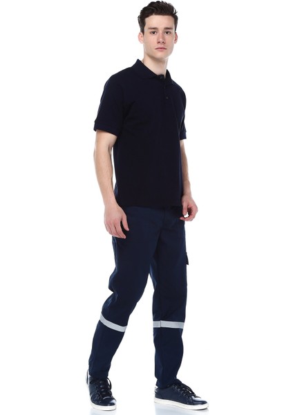 7/7 Gabardin Lacivert Pantolon