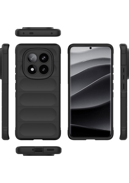 Xiaomi Redmi Note 14 Pro+ 5g Kılıf Anti-Drop Yumuşak Tpu Sağlam Telefon Arka Kapak-Siyah (Yurt Dışından)