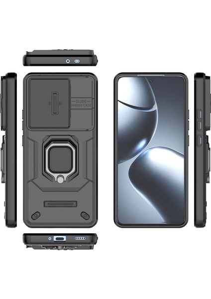 Xiaomi 14T Pro Kılıf Pc+Tpu Lens Kapaklı Telefon Koruyucu-Siyah (Yurt Dışından) indirimleri