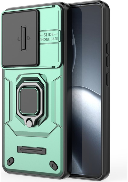 Xiaomi 14T Pro Kılıf Pc+Tpu Lens Kapaklı Telefon Koruyucu-Yeşil (Yurt Dışından) fırsatları