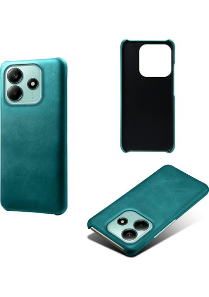 Xiaomi Redmi Note 14 5g Kılıf Buzağı Dokusu Pu Deri Sert Pc Koruyucu Telefon Kapağı-Yeşil (Yurt Dışından) fiyatları