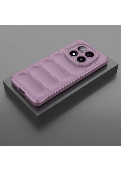 Xiaomi Redmi Note 14 Pro+ 5g Kılıf Için Anti-Drop Yumuşak Tpu Sağlam Telefon Arka Kapak-Açık Mor (Yurt Dışından)