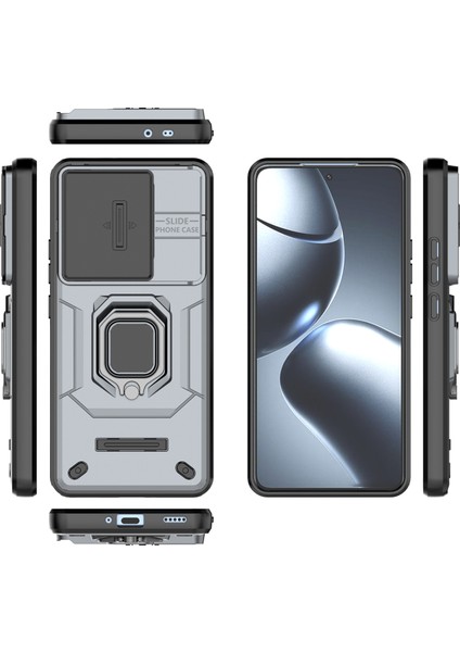 Xiaomi 14T Pro Kılıf Pc+Tpu Lens Kapaklı Telefon Koruyucu-Gri (Yurt Dışından) indirimleri