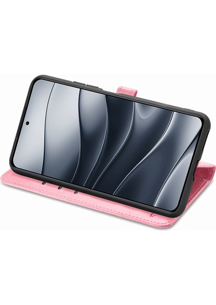 Xiaomi Redmi Note 14 5g Kılıf Deri Cüzdan Çevirme Telefon Kapağı Sevimli Kedi Köpek Desen-Pembe (Yurt Dışından) modelleri