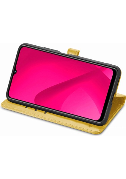 Xiaomi Redmi Için 14C 4G/14R 5g/poco C75 4g Cüzdan Çevirme Telefon Kapağı Sevimli Kedi Köpek Desen-Sarı (Yurt Dışından) modelleri