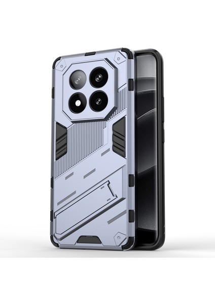 Xiaomi Redmi Note 14 Pro+ 5g Kılıf Pc+Tpu Standlı Darbeye Dayanıklı Telefon Kılıfı-Koyu Mavi (Yurt Dışından)
