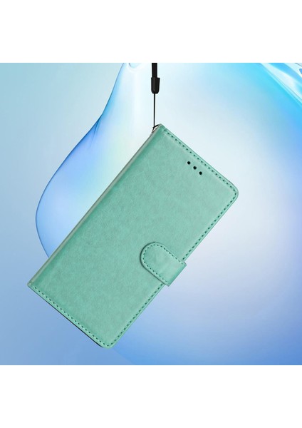 Xiaomi Redmi Note 14 Pro 5g Cüzdan Telefon Kılıfı, Kullanışlı Askı-Yeşil (Yurt Dışından)