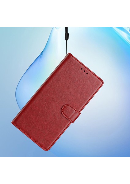 Xiaomi Redmi Note 14 Pro 5g Cüzdan Telefon Kılıfı, Kullanışlı Askı-Kırmızı (Yurt Dışından) indirimleri