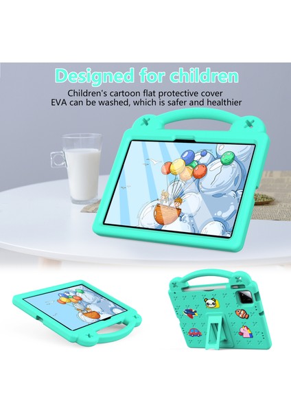 Xiaomi Pad 7 Pro / Pad 7 Kılıfı Çocuklar Eva Tablet Kılıfı-Yeşil (Yurt Dışından)