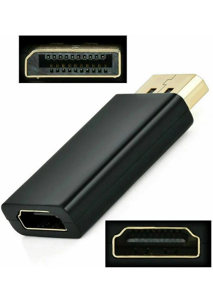 Displayport To HDMI 4K Çevirici Adaptör (Displayport V1.2 Destekli)