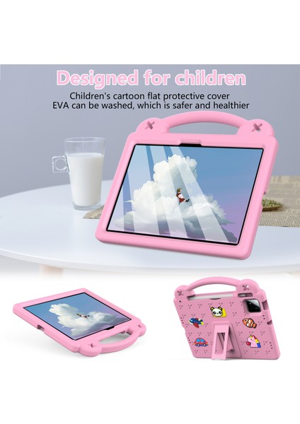 Xiaomi Pad 7 Pro / Pad 7 Kılıfı Çocuklar Eva Tablet Kapağı-Pembe (Yurt Dışından)