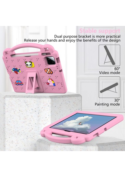 Xiaomi Pad 7 Pro / Pad 7 Kılıfı Çocuklar Eva Tablet Kapağı-Pembe (Yurt Dışından)