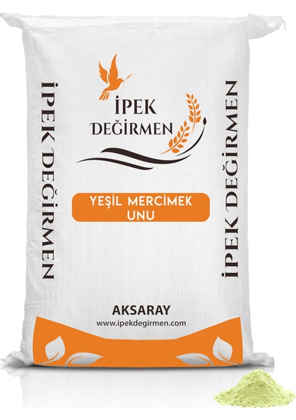 Ipek Değirmen Glutensiz Yeşil Mercimek Unu Katkısız 5 kg