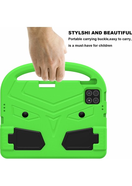 Xiaomi Pad 7 Pro / Pad 7 Kılıf Serçe Stili Eva Tablet Kılıfı - Yeşil Standlı (Yurt Dışından)