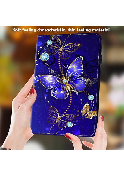 Xiaomi Pad 7/7 Pro Kılıf Desenli Baskılı Deri Tablet Kılıfı Kart Yuvalı- (Yurt Dışından)
