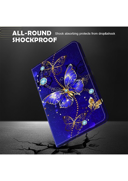 Xiaomi Pad 7/7 Pro Kılıf Desenli Baskılı Deri Tablet Kılıfı Kart Yuvalı- (Yurt Dışından)