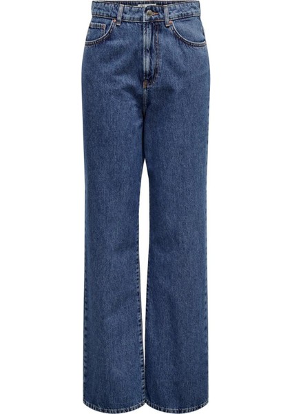 Onlsılje Ex Hw Str Wıde DOT729 Dnm Noos Kadın Mavi Jean - O15319938