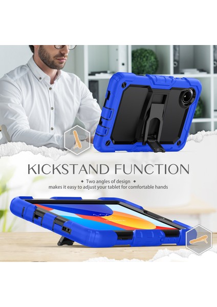 Xiaomi Redmi Pad Se 4g 8.7 Inç Kılıf Omuz Askılı Pc+Silikon Tablet Kapak-Koyu Mavi (Yurt Dışından) fiyatları