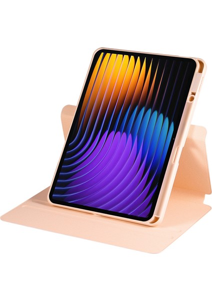 Xiaomi Pad 7 Pro/pad 7 Kılıf Deri Tablet Kapağı-Gül Altın (Yurt Dışından)